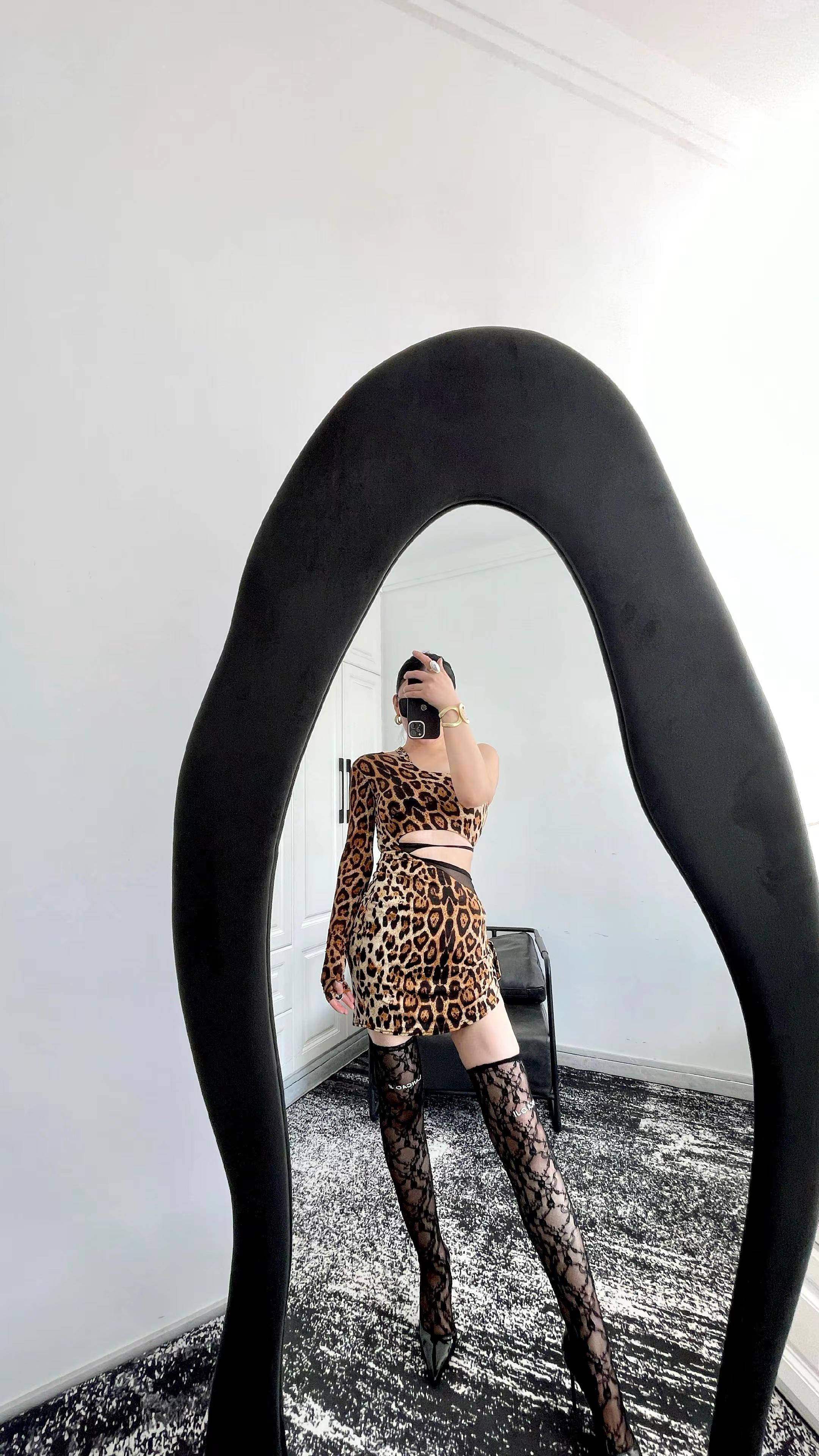 <p>美女 模特 豹纹 穿搭 <!--{img:0}--><!--{i...