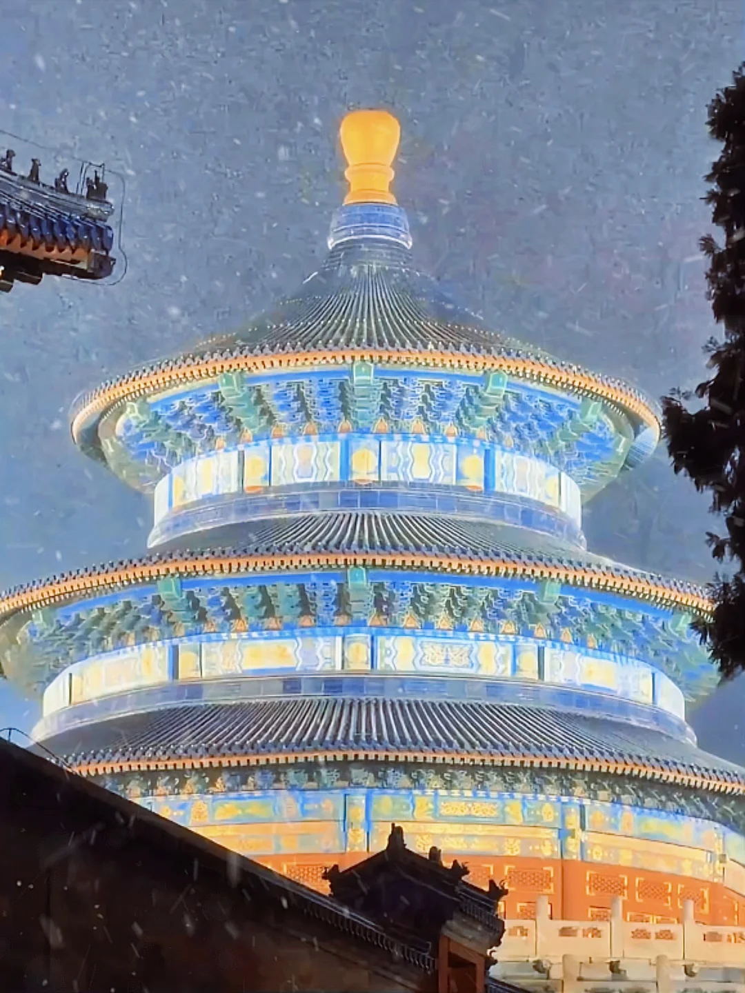 Live 1.17实拍❗️❗️北京的雪杀疯啦🥹🥹