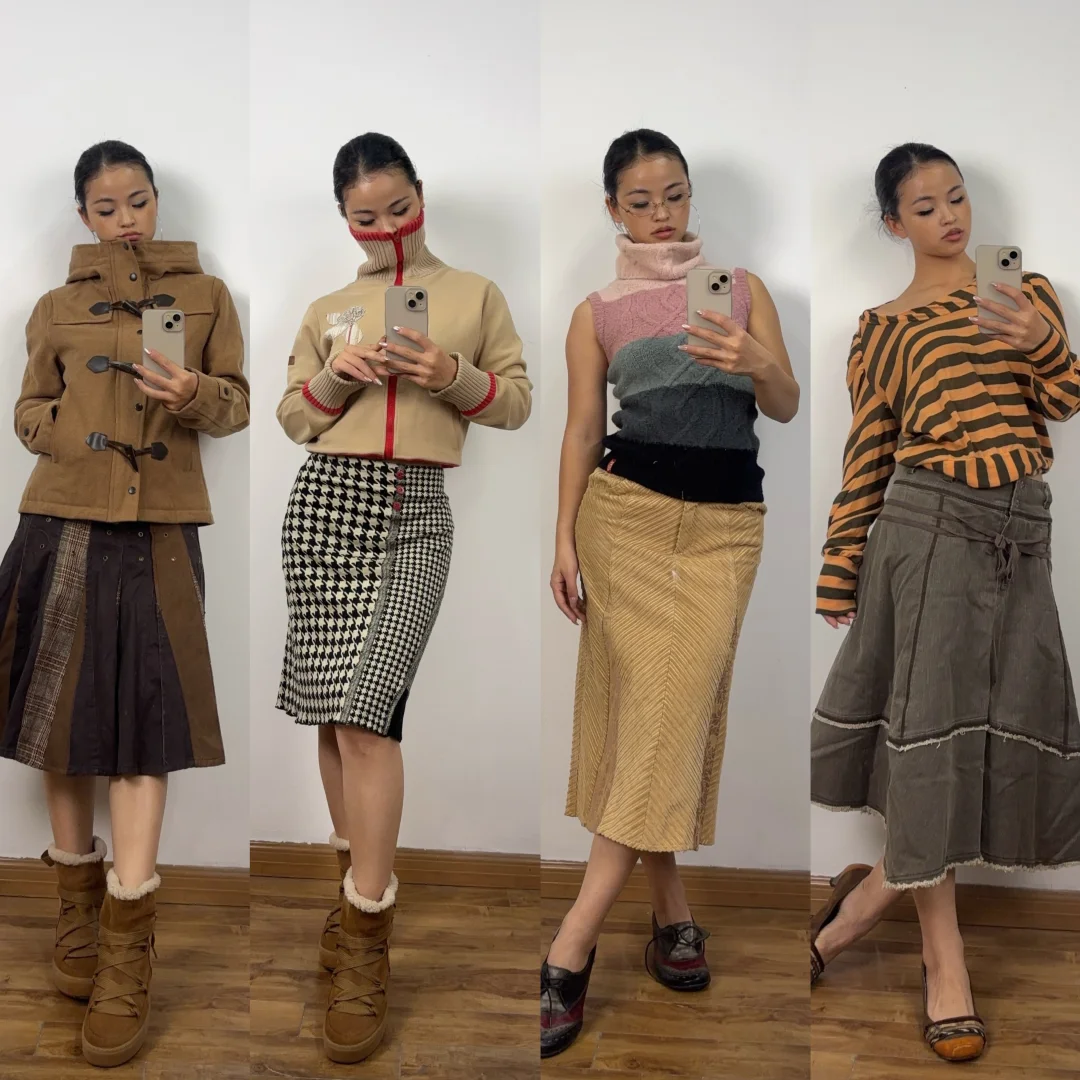 温暖质感穿搭• 米饭一样踏实的大地色