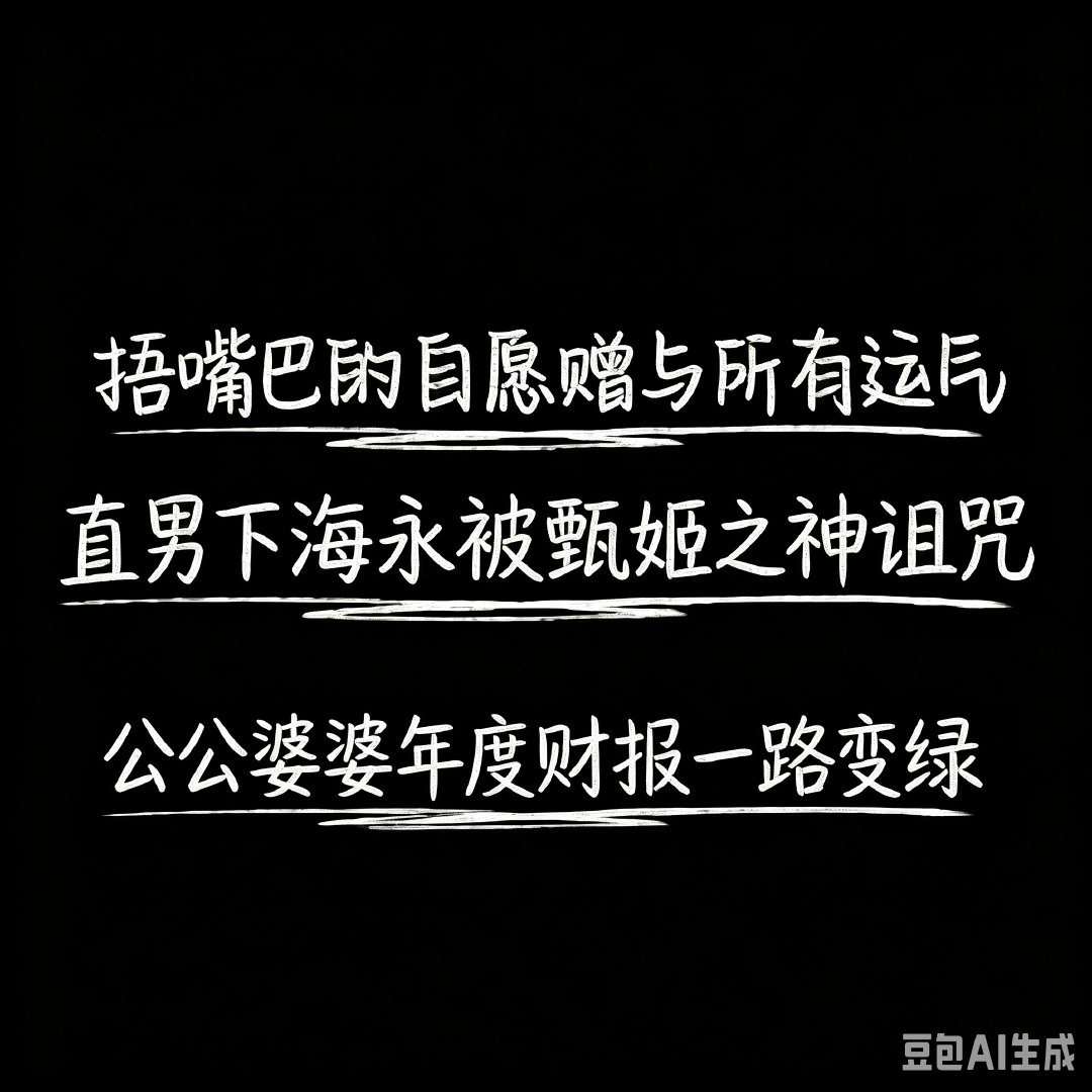 “没谈女的”

“单身状态” ​