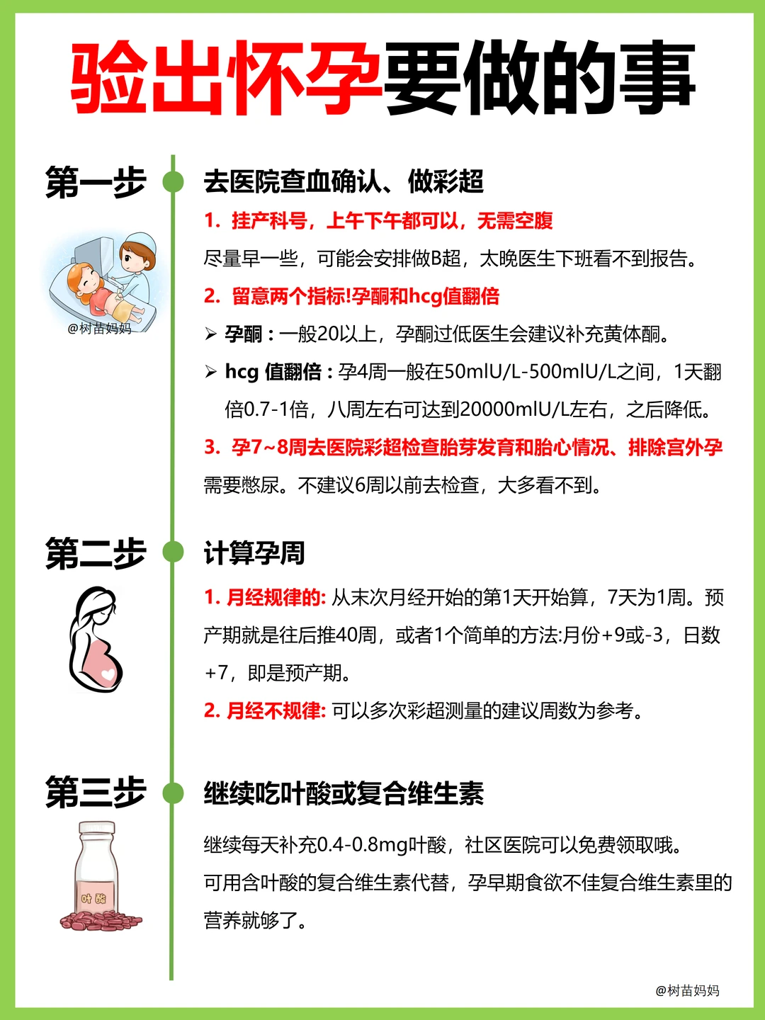 初次怀孕不要慌‼️跟我这样5步走✅