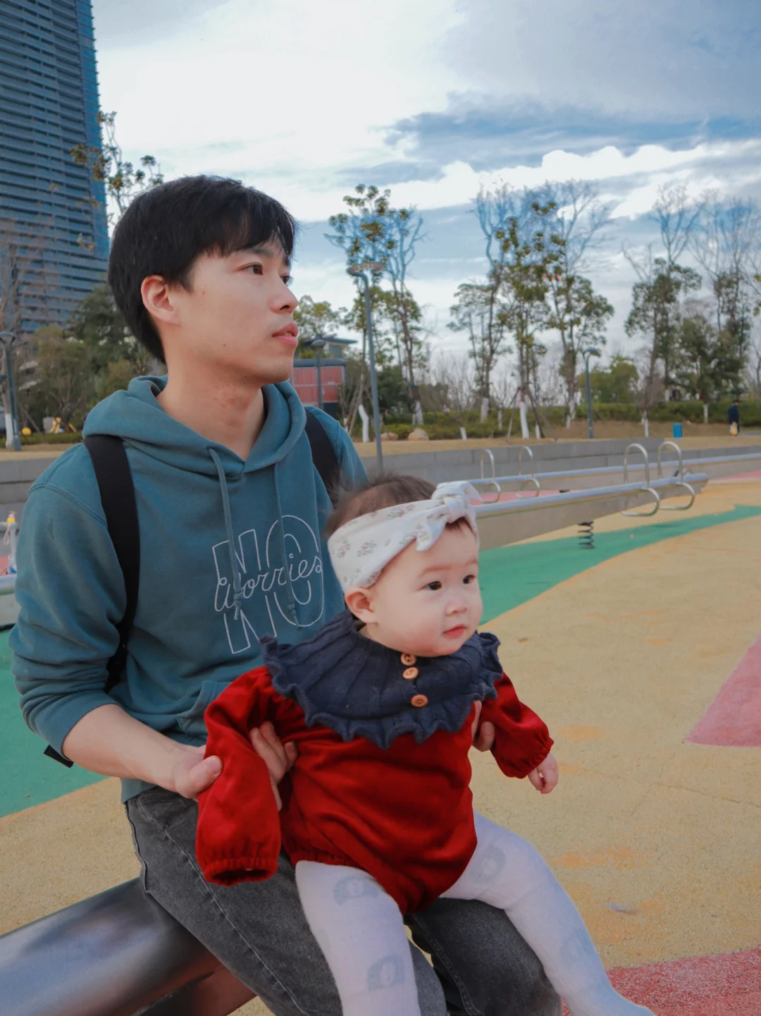 父亲带娃出游记|带上心爱的布拉粉粗发