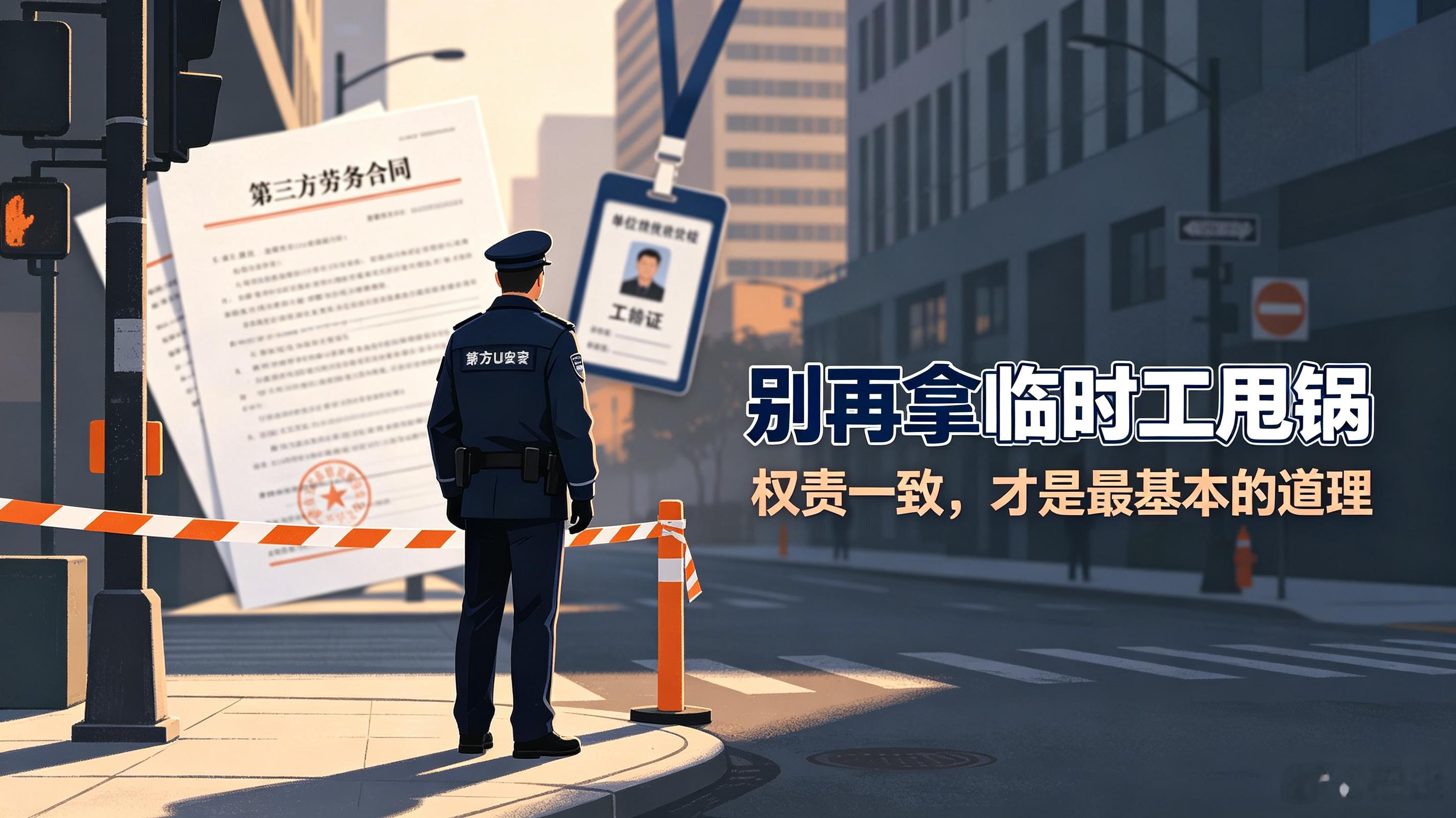每次看到公职岗位出事，有些单位第一句话就是：涉事人员是第三方劳务派遣的临时工，和我们单位没有直接关系。这句话听得多了，很多老百姓心里都会不舒服：人是你们排班管理，活是你们安排去干，出了问题就推给第三方，情理上说不通，法律上其实也站不住脚。
#生活手记# ​