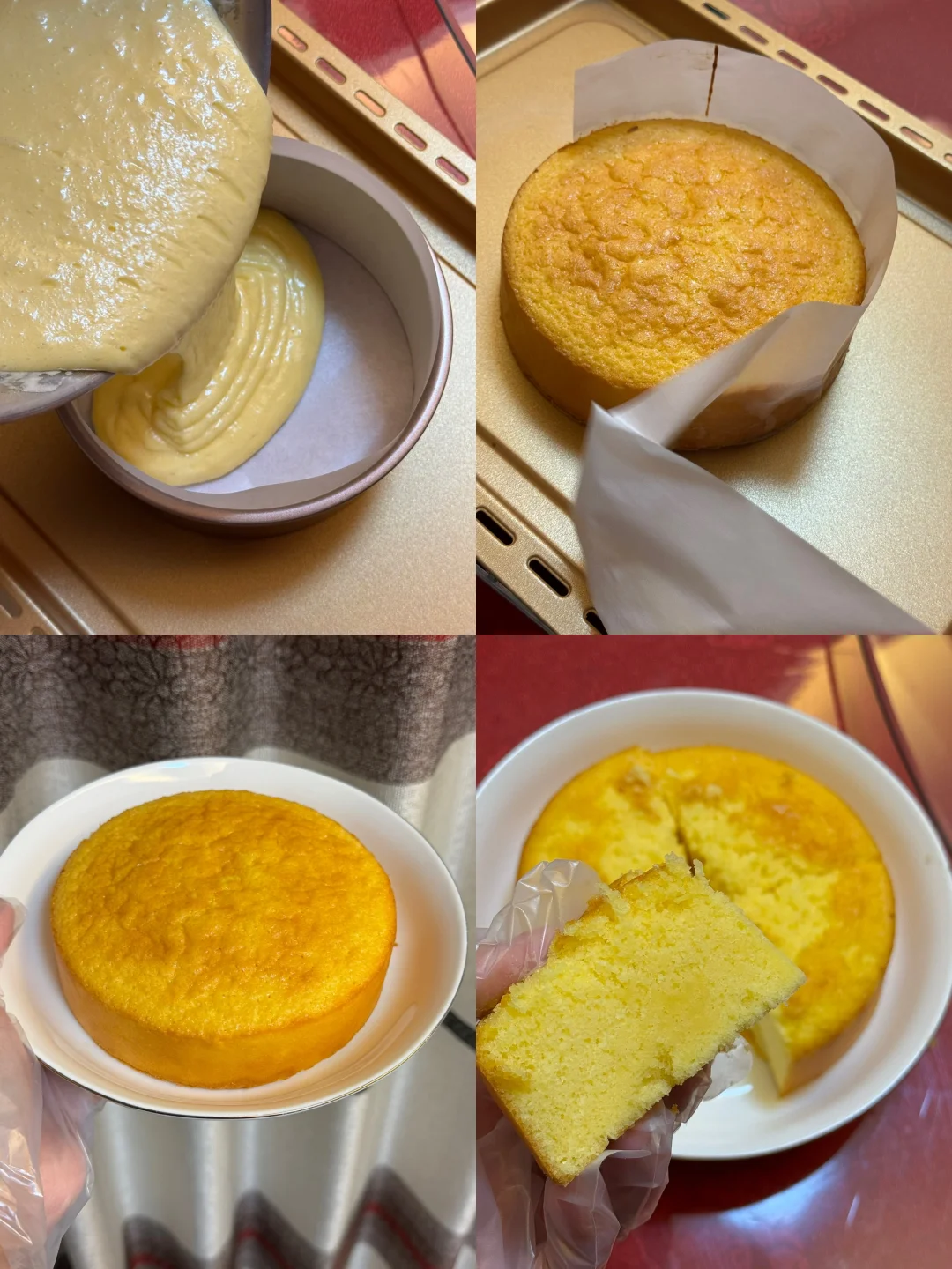 日式海绵蛋糕的方子🌷
