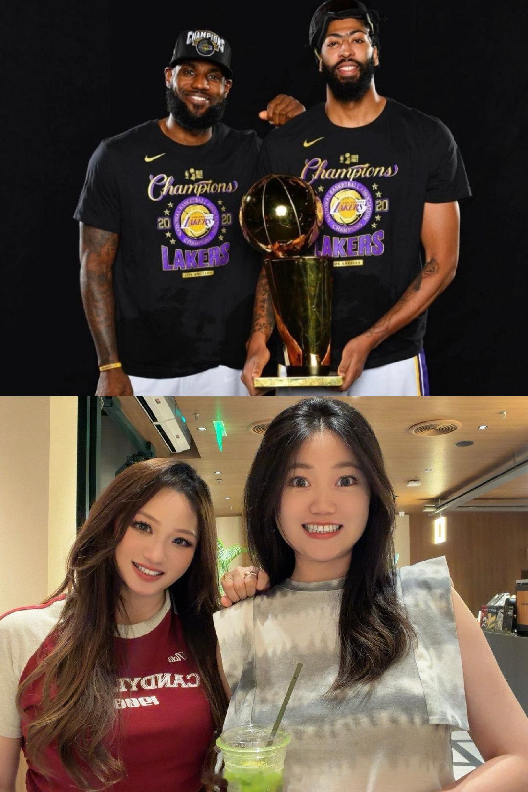 ⚠️提醒一下，上面的才是詹姆斯和浓眉！ ​