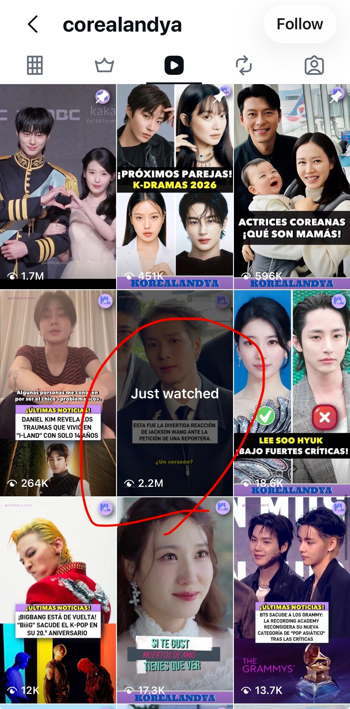 谁都无法抗拒已经32了还要比心的Jackson Wang的小心心[手指比心][手指比心]
外🕸️都是高赞❤️、高播放率哦 [偷笑] 随手截了几个百万的。
.
#王嘉尔 我已经三十二了还要比心吗# .
#王嘉尔给古天乐设计演唱会造型# .
#王嘉尔magicman2世界巡演# .
#王嘉尔卡地亚全球品牌大使# 
Cr. Logo ​