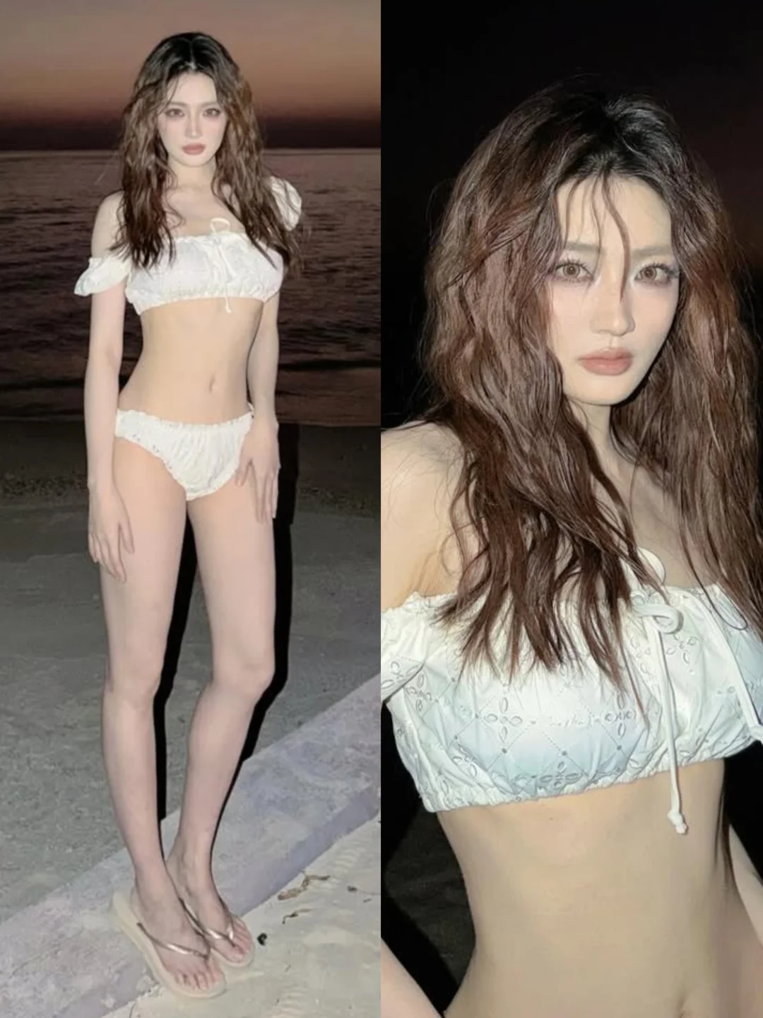 徐璐比基尼度假美照，好身材就要秀出来