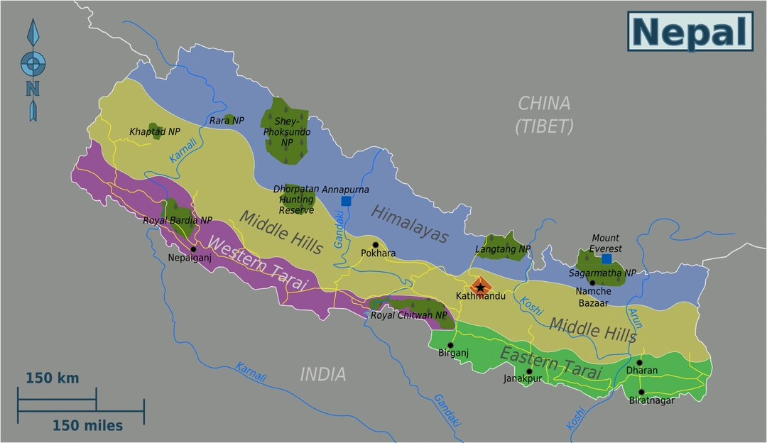 安坐在世界屋脊南面斜坡上的国家：Nepal