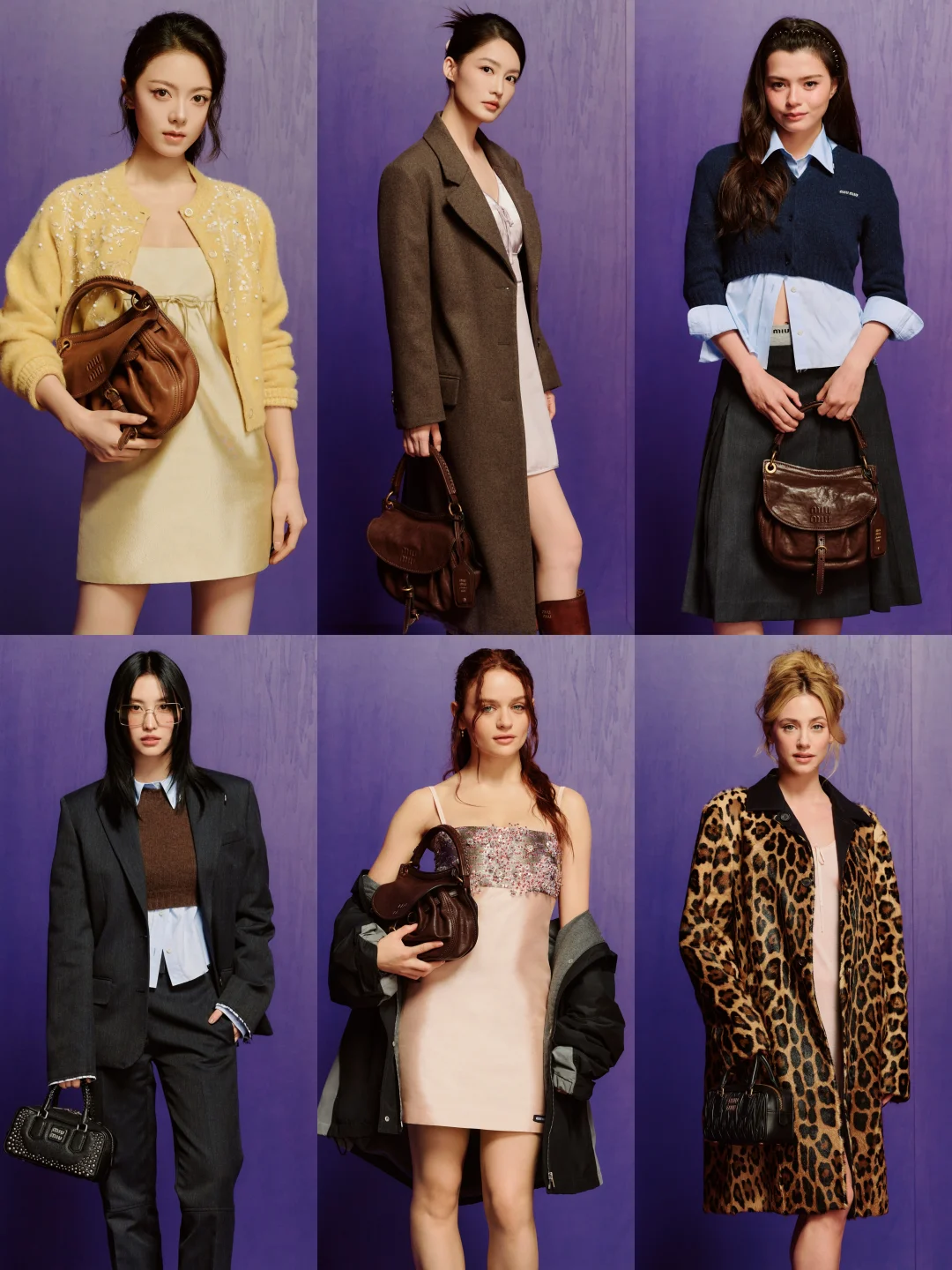 一起看受邀出席秀场的MIUMIU girls