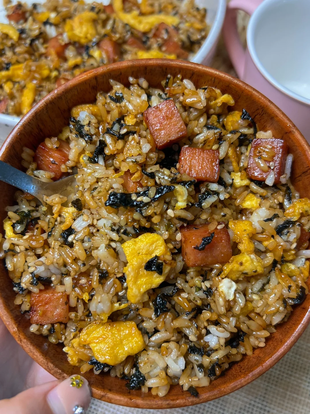 炫完这碗炒饭我就封心锁爱...