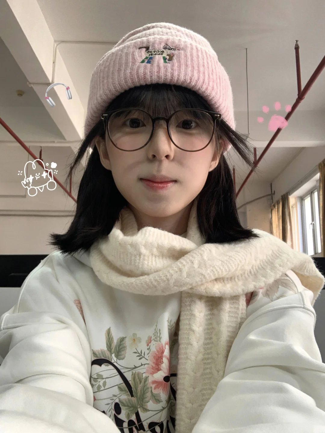 今天是粉色小兔