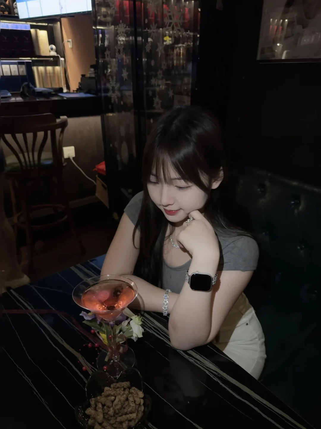 晚上一起微醺🍷