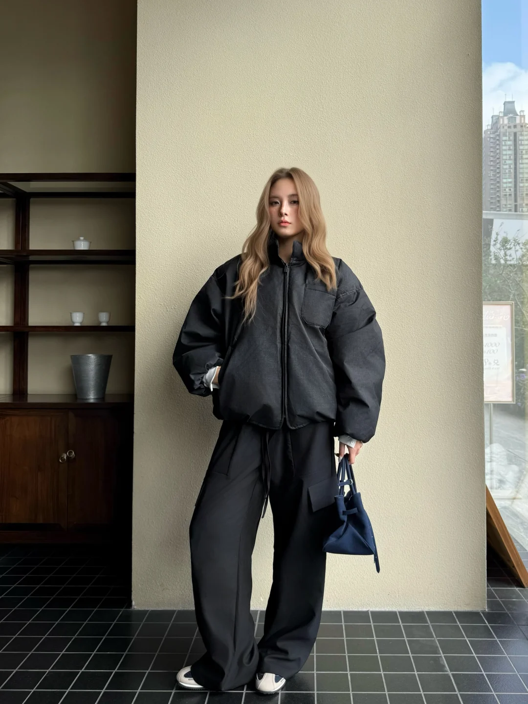 过冬面包羽绒服买了🖤 *•★