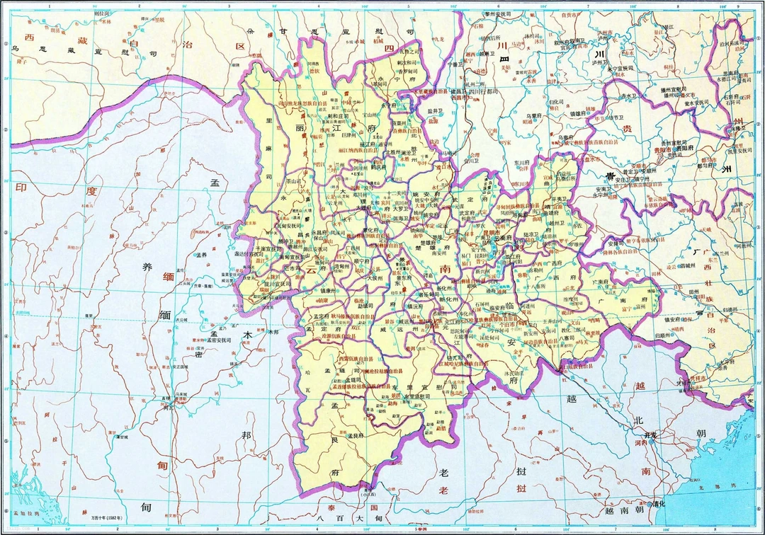 明朝的云南布政司，地域更广阔