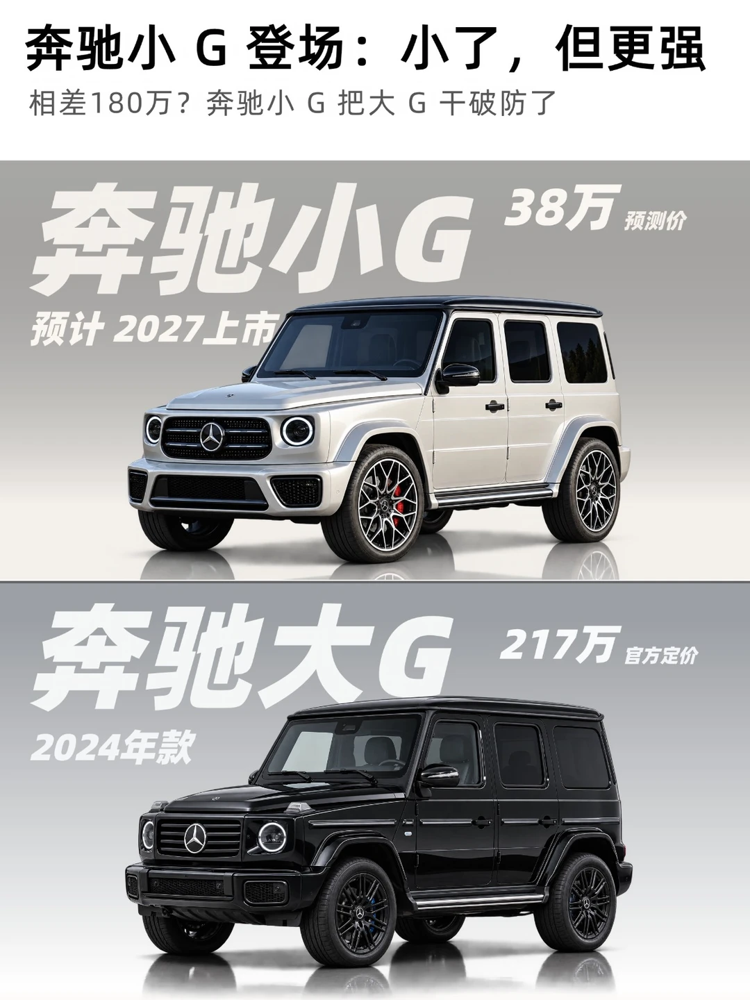 38 万拿下奔驰方盒子！小 G 杀疯了