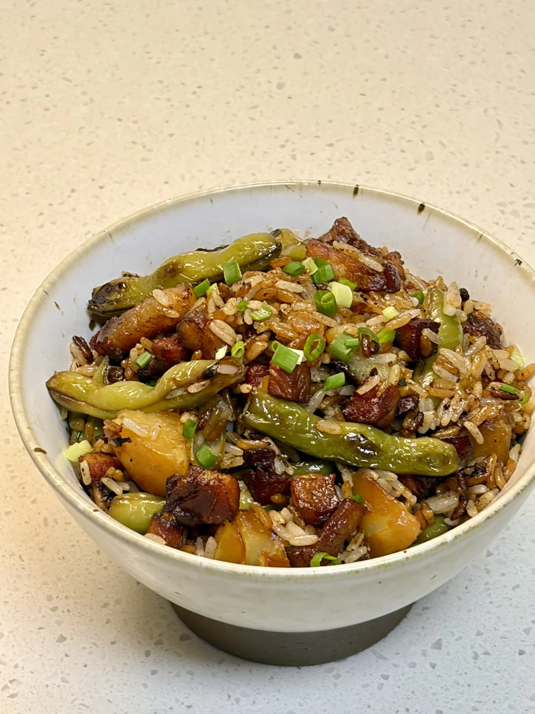 好吃到舔碗的腊肉箜饭，附详细做法～