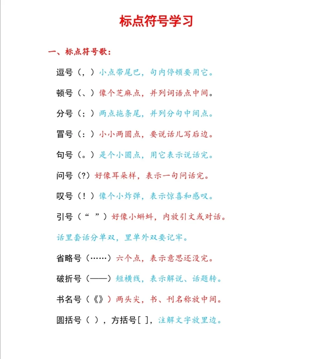 逗号句号不会的看这里