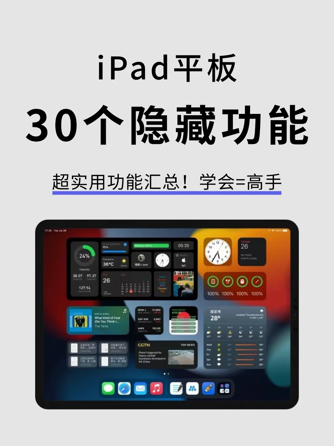 iPad 30个超实用隐藏功能｜效率直接翻倍✨