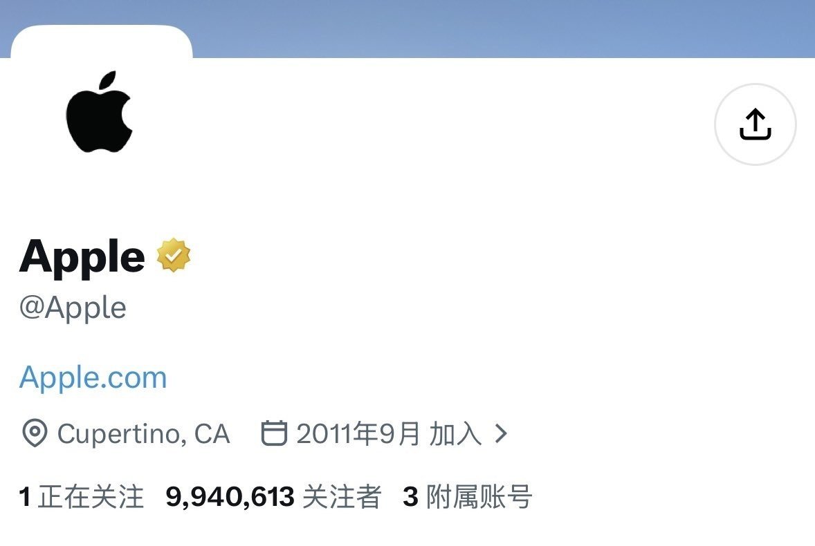 还是外企效率高
库克一卸任就被苹果取关 ​