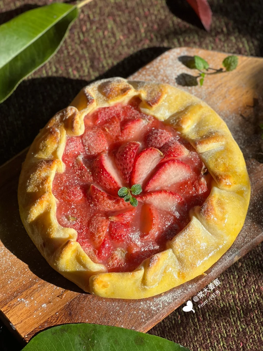 0失误&无需模具🇫🇷法式草莓格蕾派🍓