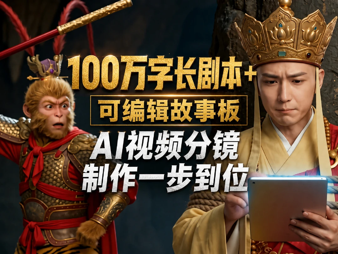 识别100万字+编辑分镜🔥这个AI工具太狠了