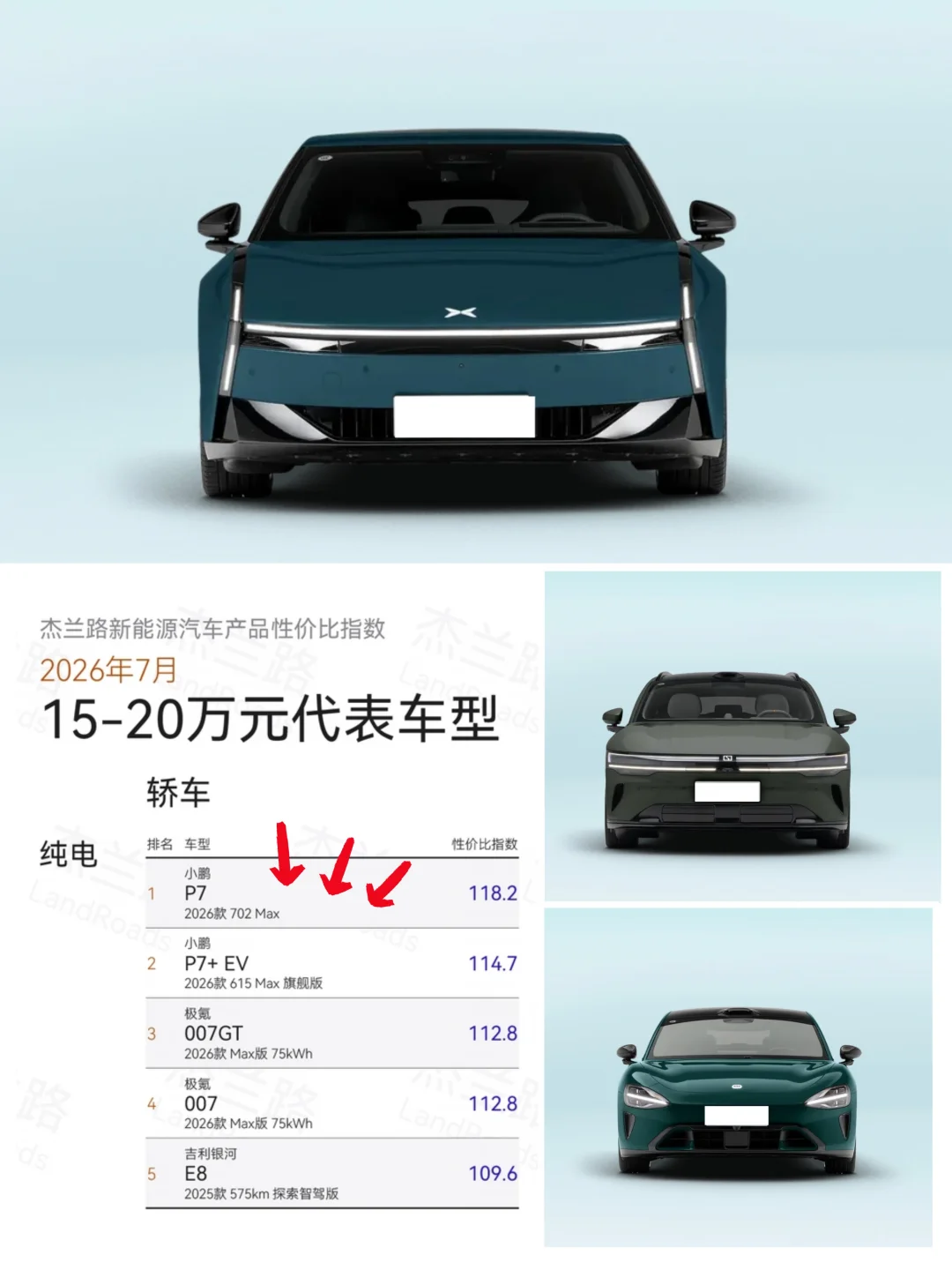 P7为什么是20万级纯电轿车性价比之王