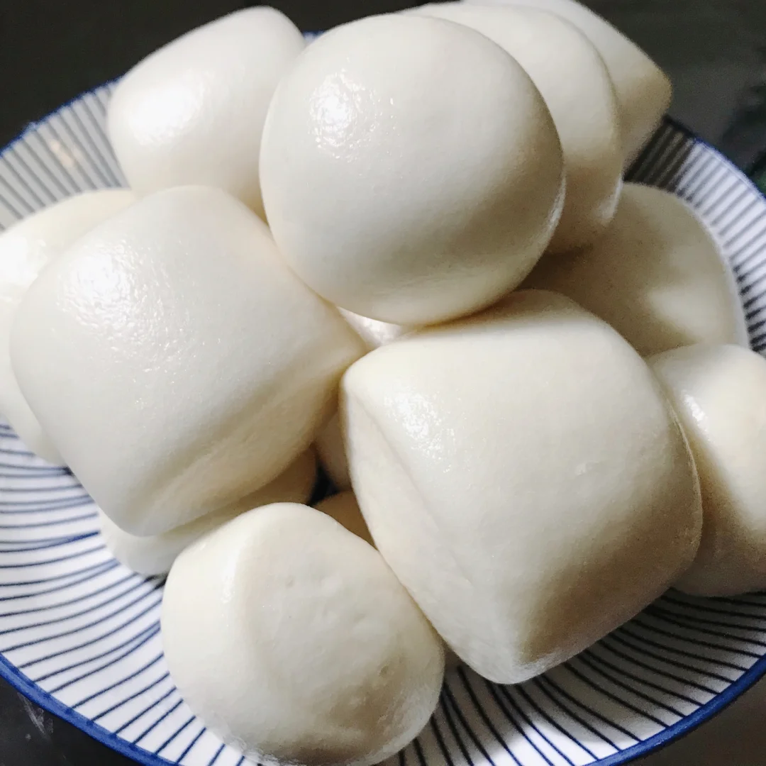 一次性发酵跟二发手揉馒头！还是二发的更松软～