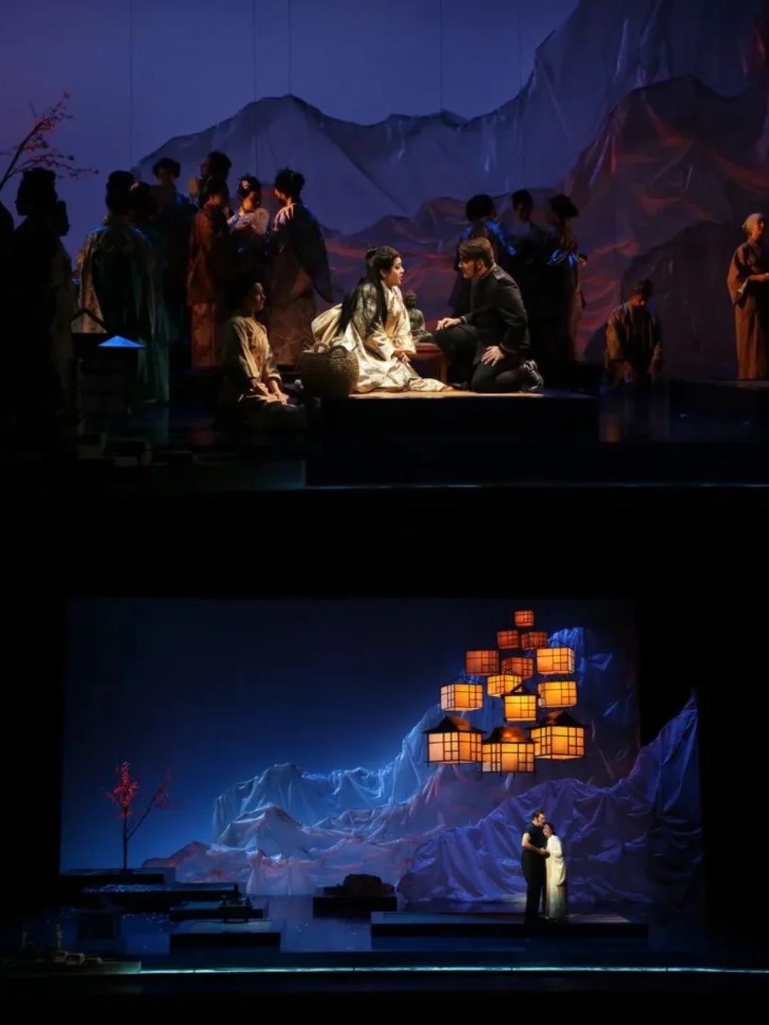 6个不同版本《蝴蝶夫人》舞美视觉