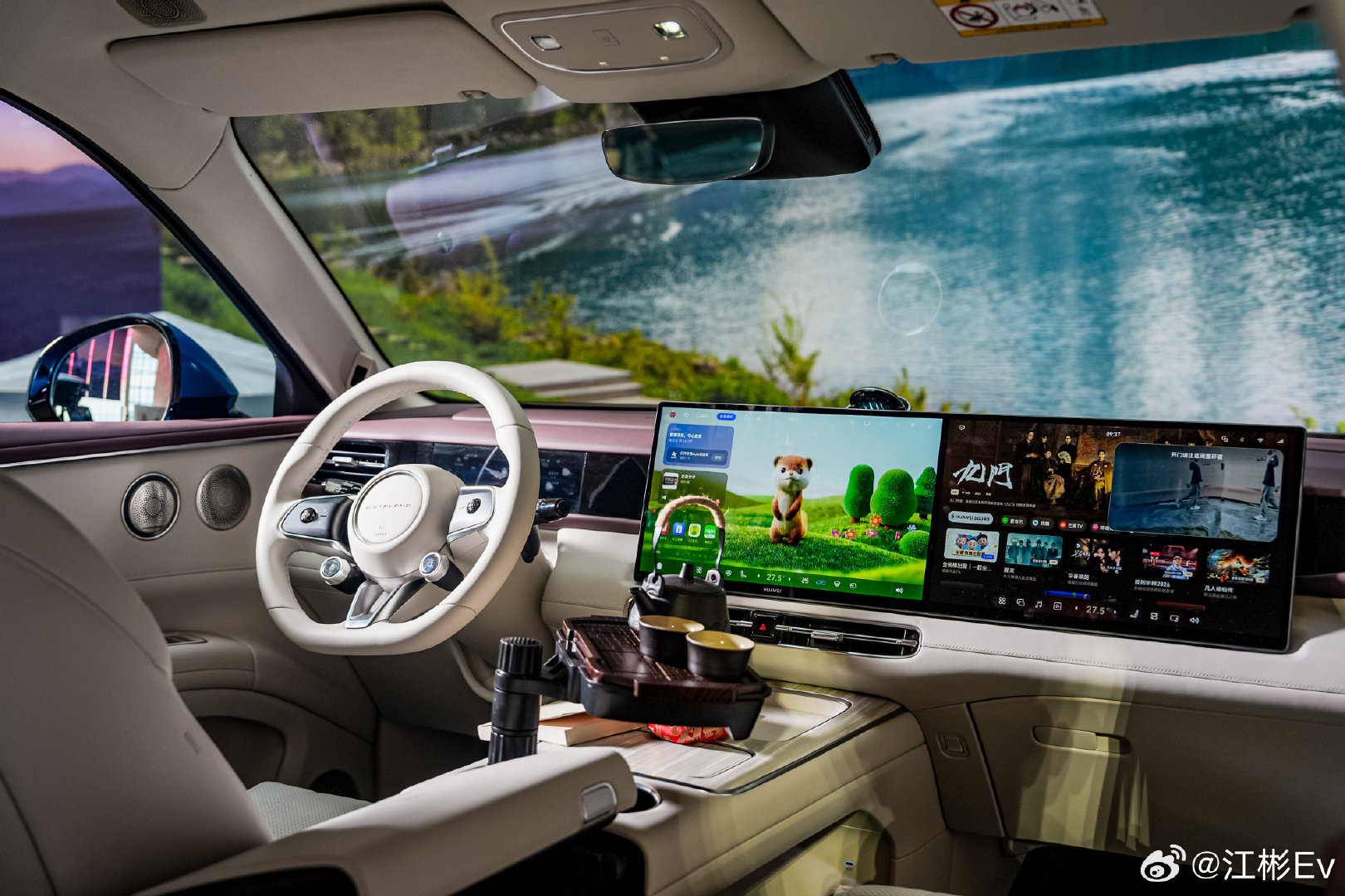 #启境GX7搭载华为七大智能技术#
启境第二款车，也是首款SUV。安排的东西配置必须都到位！不然之后还要再更新，岂不是浪费了[思考][思考] ​