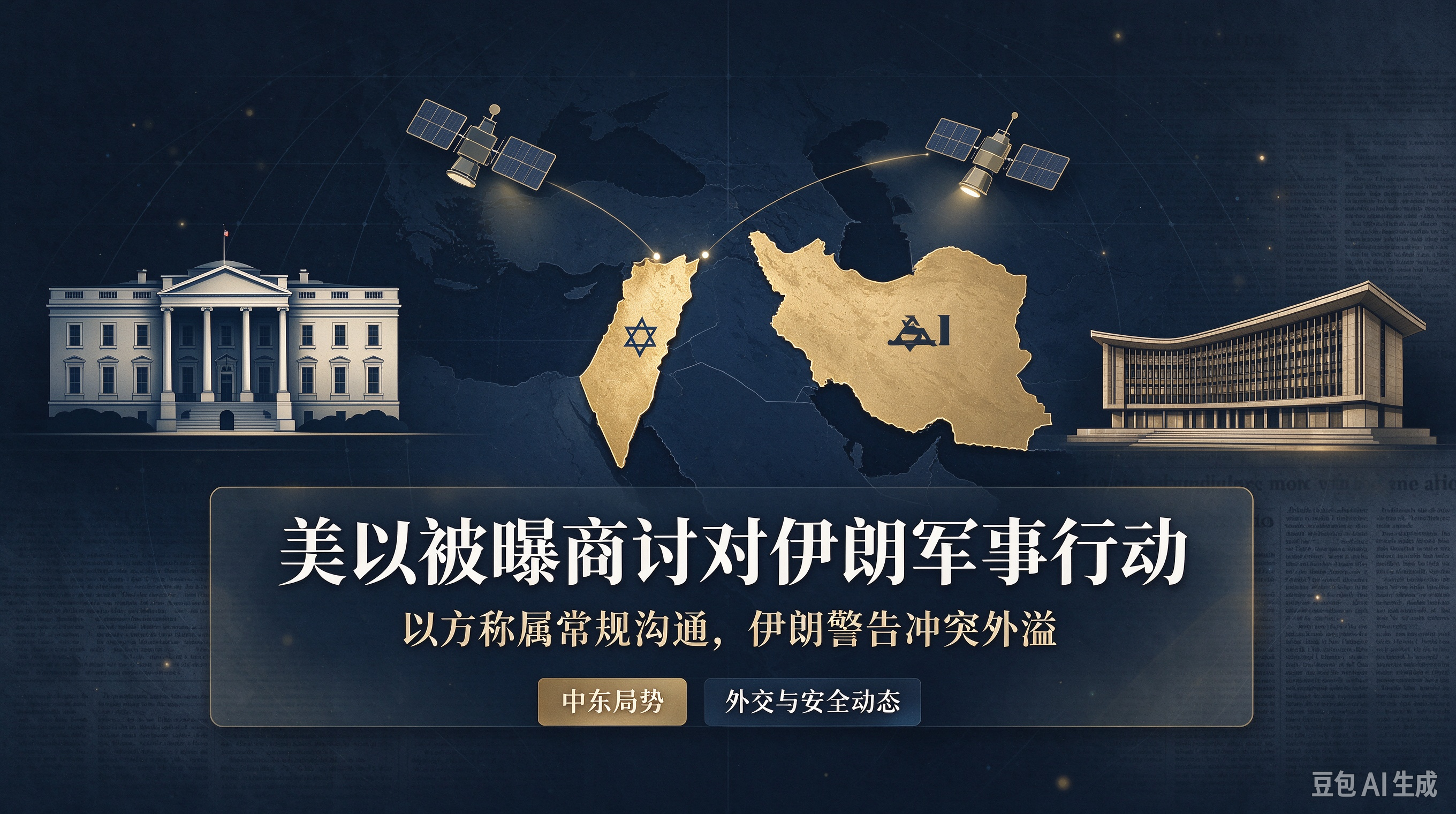 外媒爆料：美以领导人通话，商讨对伊朗发动军事打击可能性 当地时间 10 月 13 日，以色列媒体消息，以色列总理内塔尼亚胡与美国总统特朗普通话，讨论在以色列议会选举、美国中期选举前，联合对伊朗实施军事打击的可能性。
报道称，以方认为伊朗核领域进展带来风险，积极推动美方行动，美方相关部门已开展预案准备