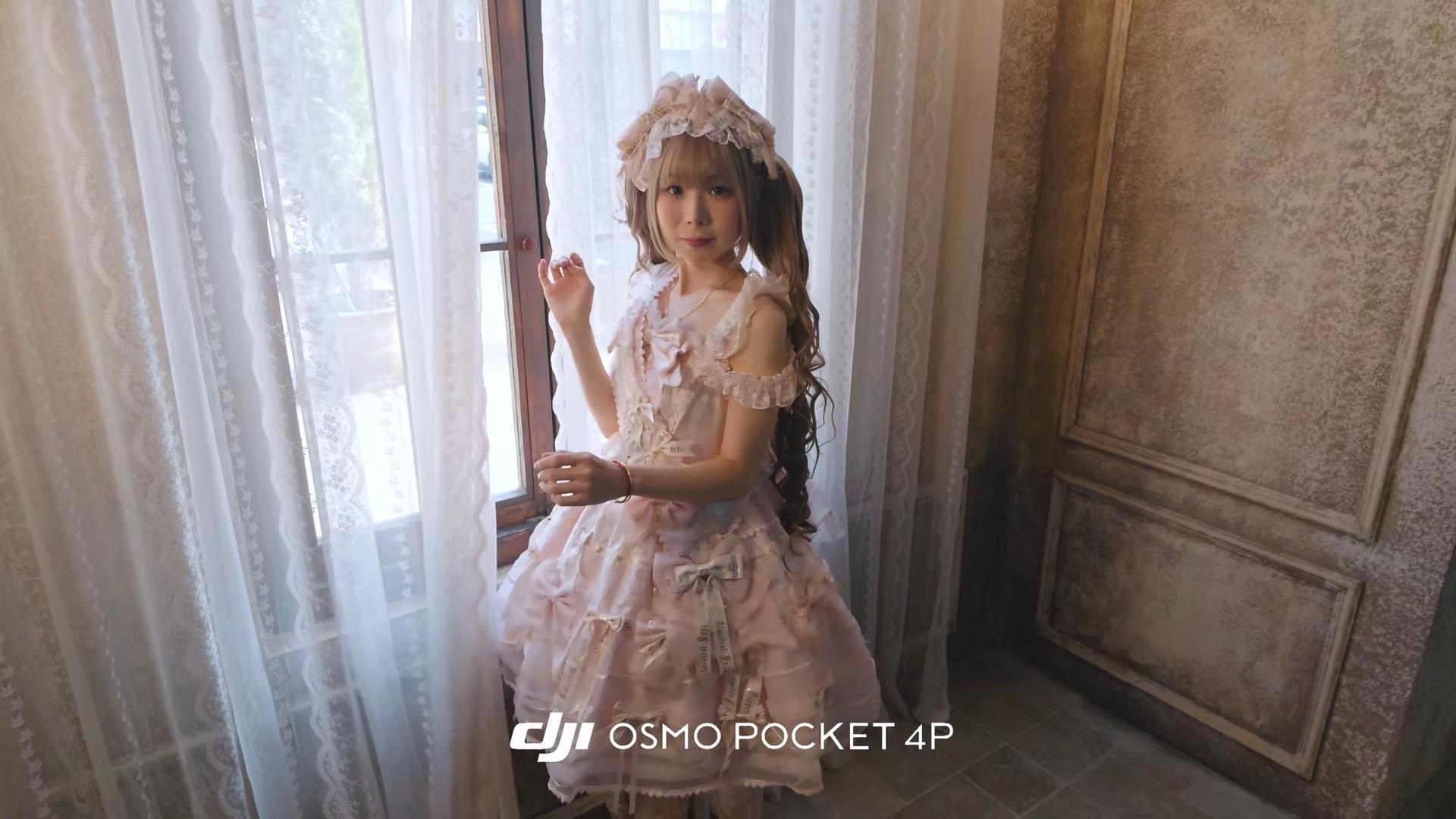 古堡中的少女 如果童话真的存在，大概就藏在古堡的一束光里。窗边的轻纱、楼梯上的回眸、烛台前的等待，还有裙摆旋转时扬起的梦——这一次，我只带了 DJI Osmo Pocket 4 Pro，用跟拍、低机位和俯拍，把她一步步送进属于自己的童话世界。设备可以很轻，但故事要有分量。你最喜欢哪一个镜头？