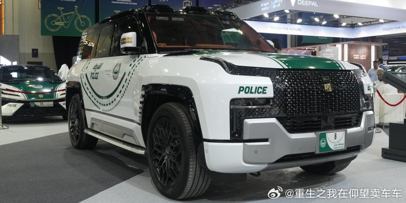 走出国门，实力出圈🌍
仰望U8入编迪拜旅游巡逻车队
原地掉头、应急浮水，用硬核技术征服海外
 
#仰望汽车 ​