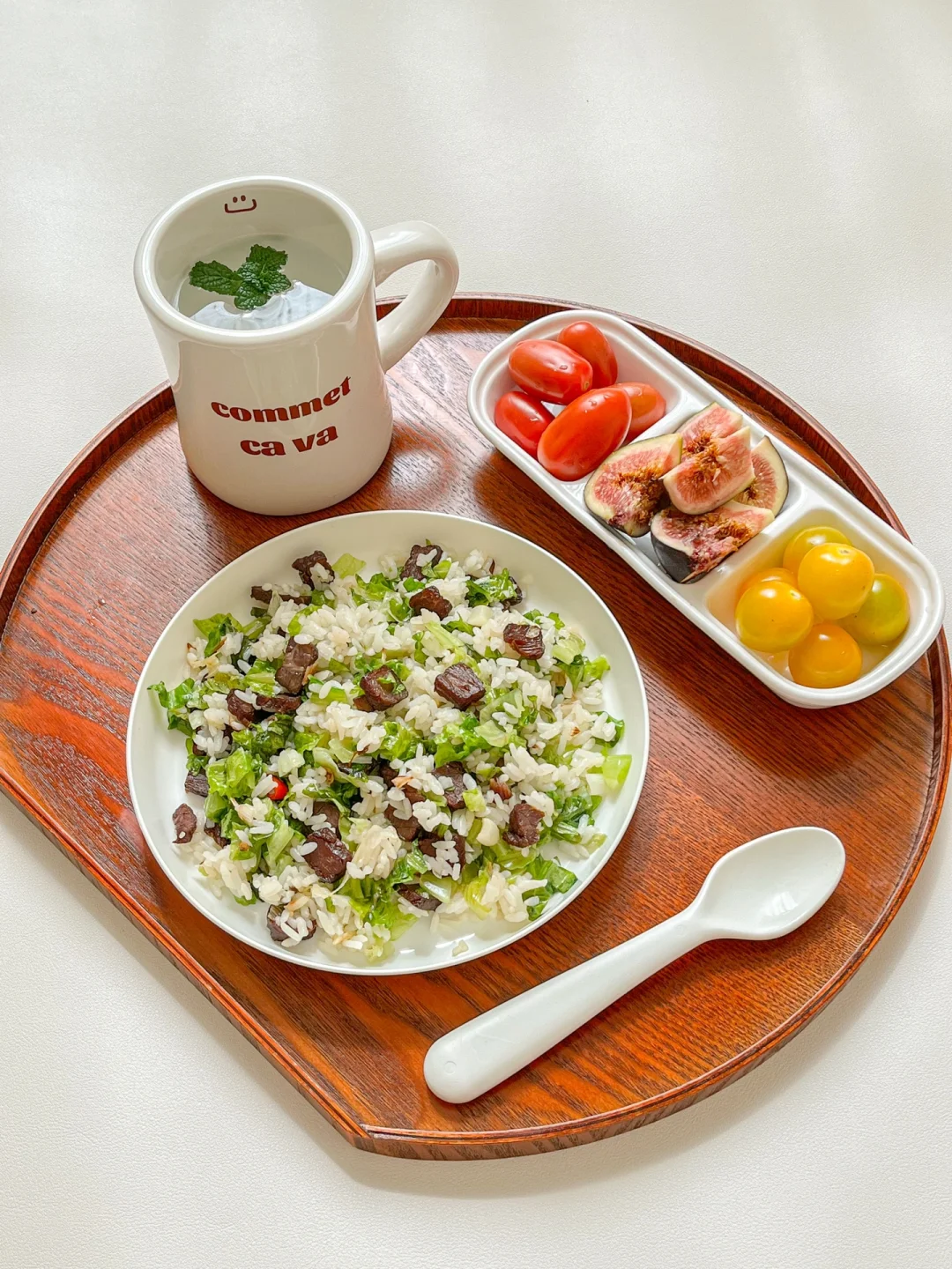 5分钟懒人低卡牛肉干蔬菜炒饭 减脂期的最爱