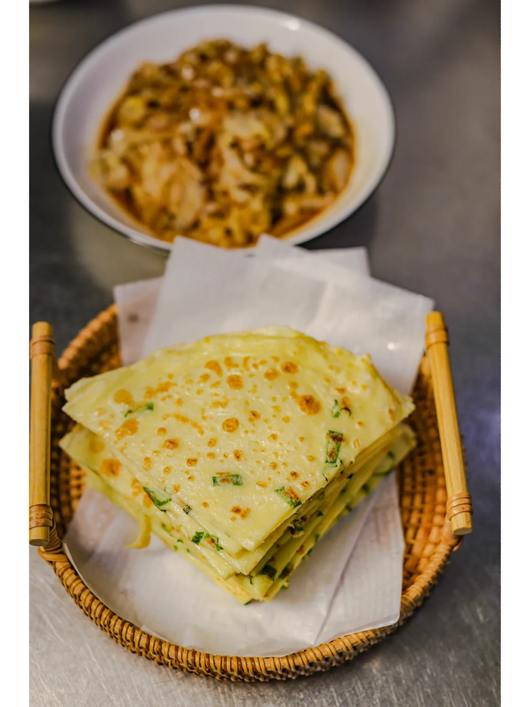 软薄香美的鸡蛋小油饼的精准比例