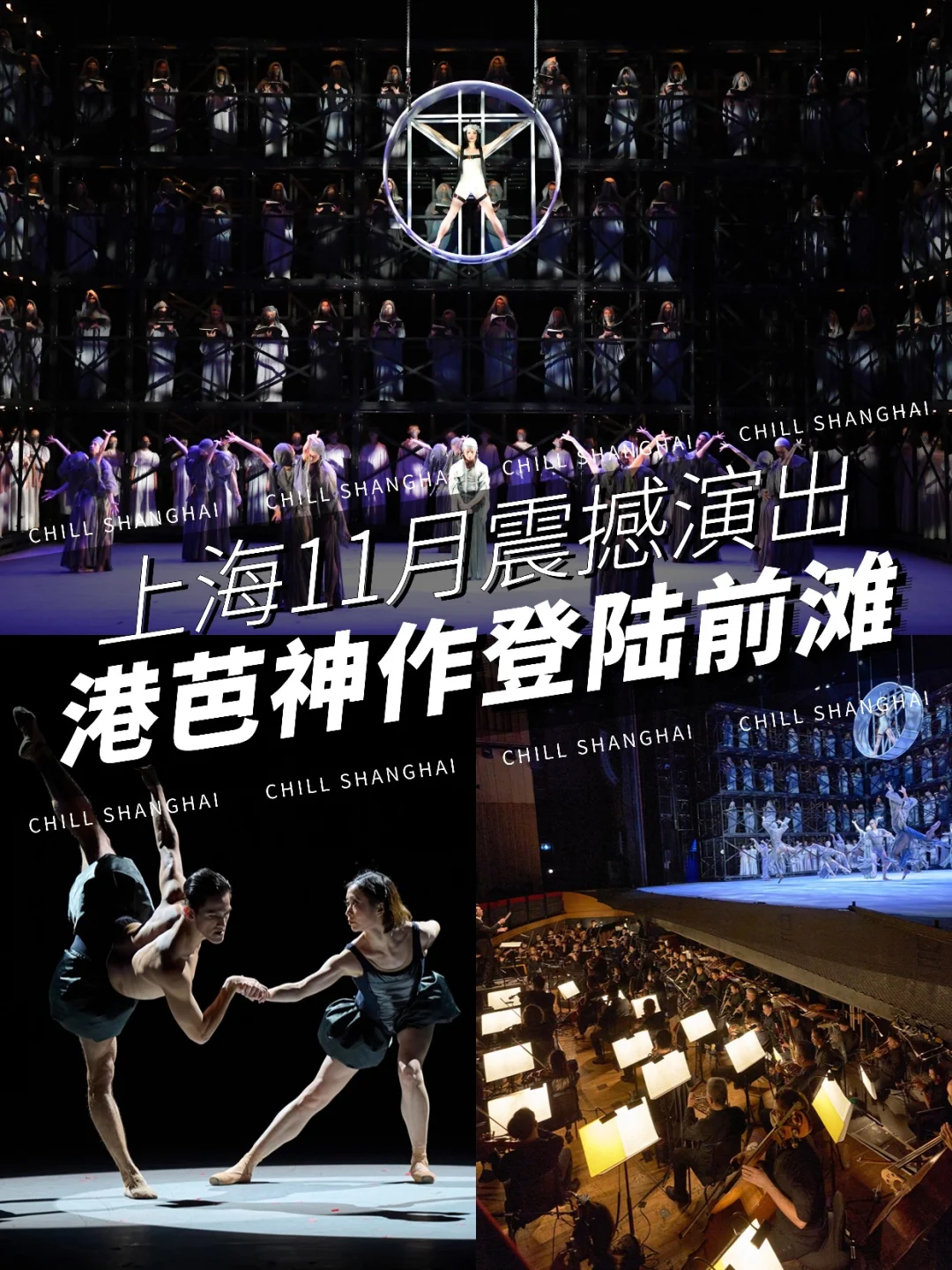 香港芭蕾舞团神作登陆前滩❗️上海文艺党速冲