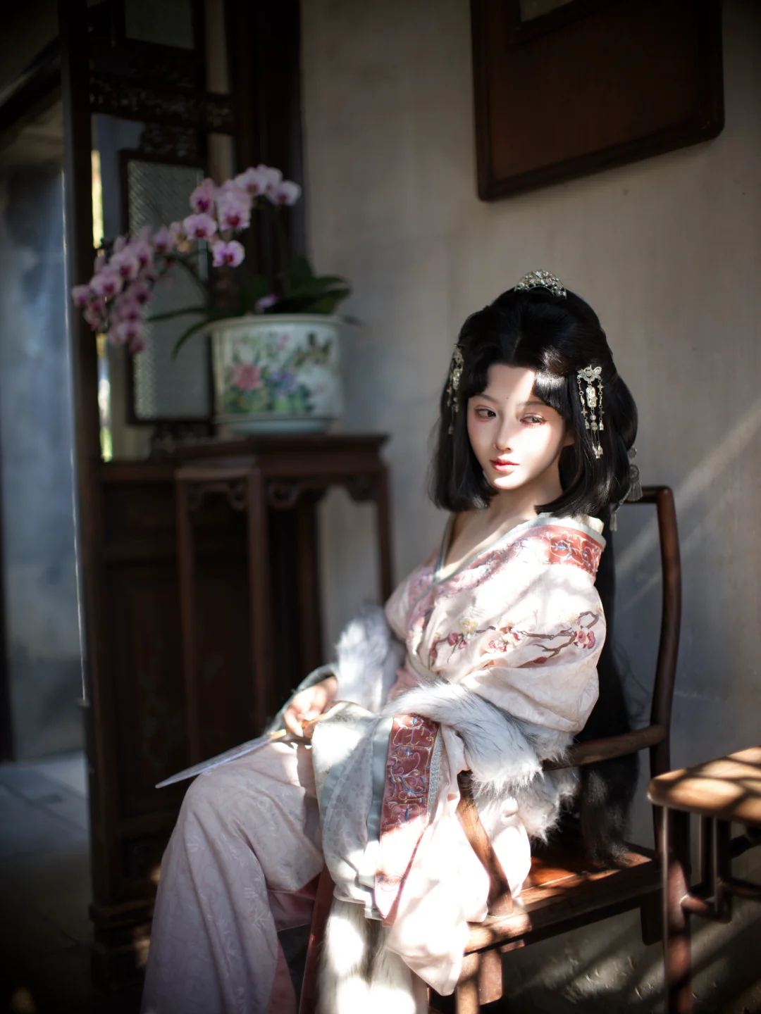 苏州园林拍战国袍也太绝啦～～宿命感