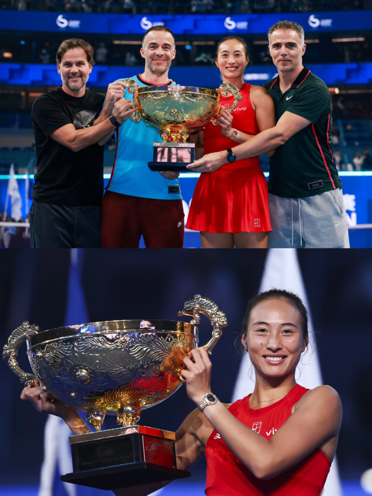 排名掉到121位的人，把斯瓦泰克打得摔了拍子。郑钦文这冠军，凭什么被叫爆冷。
右肘手术，游离碎骨，2025年9月退赛，一歇就是133天。回来时排名早跌出前百，美网得从资格赛打起。资格赛三连胜，正赛第三轮打凯斯，决胜盘0-5落后，对面发球胜赛局40-15。她连救赛点，连赢7局。
第四轮打斯瓦泰克，