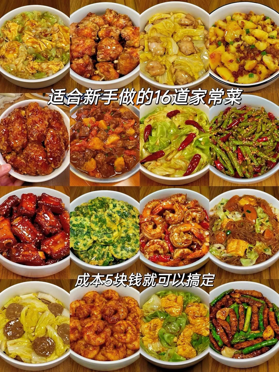 适合新手做的16道家常菜、巨好吃的家常菜