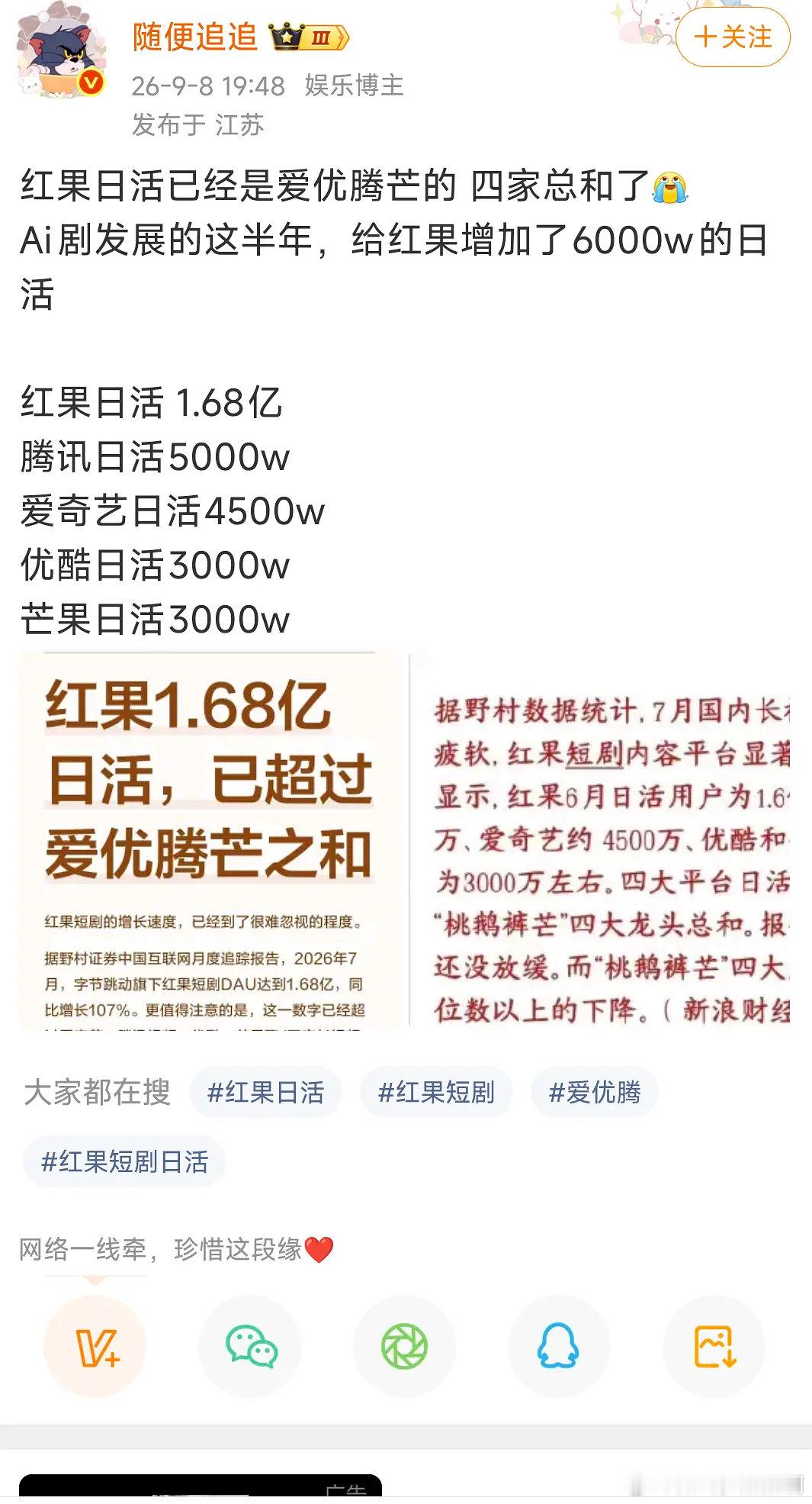 长剧会员不降价说明还是不够寒[阴险] ​