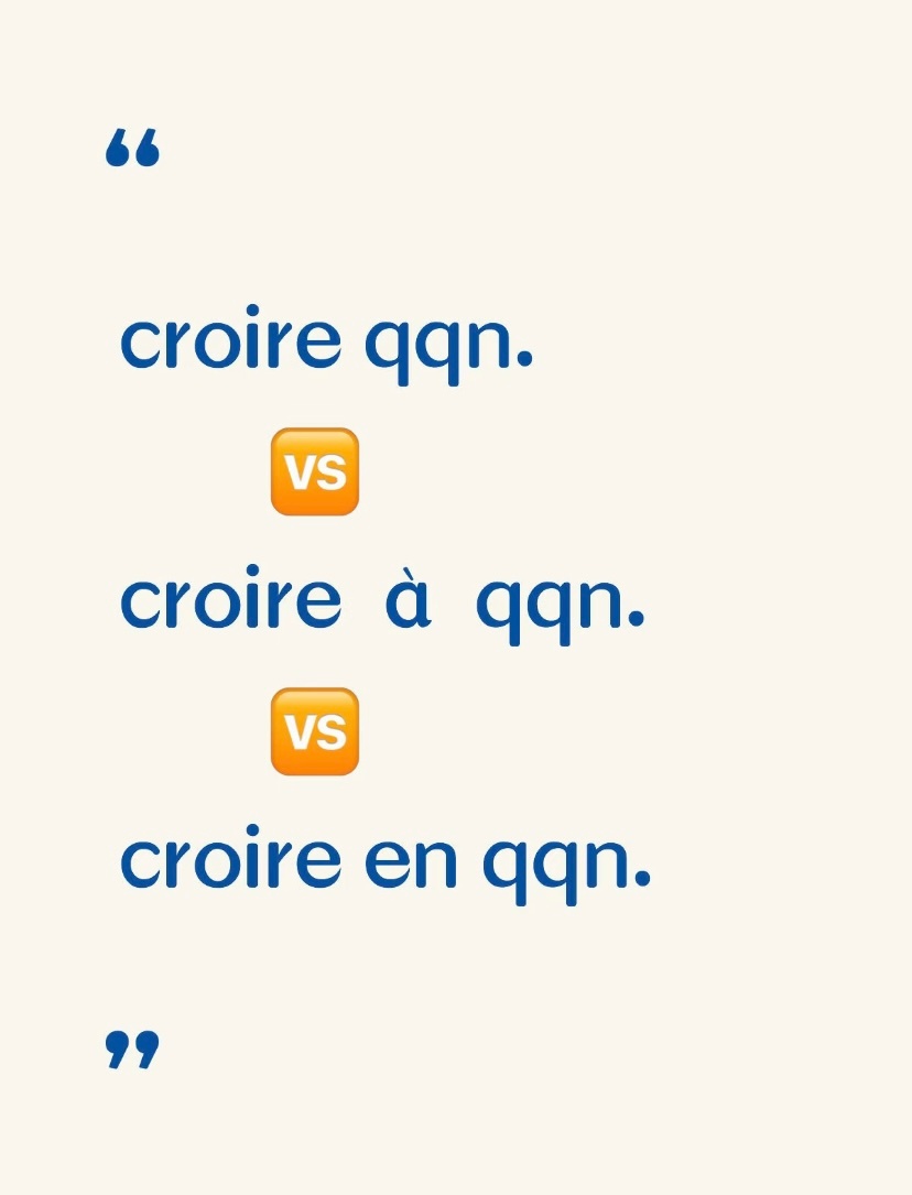 📍Émilie的法语小课堂❓这三个“相信”有什么区别？🇫🇷📝?...