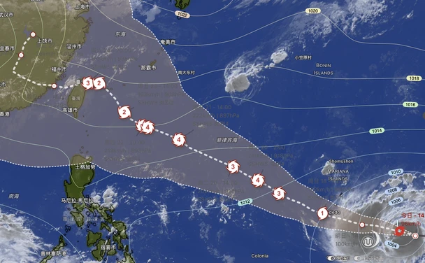 🌪“蔷琵”大变！直袭台闽浙粤，恐狂风暴雨⛈