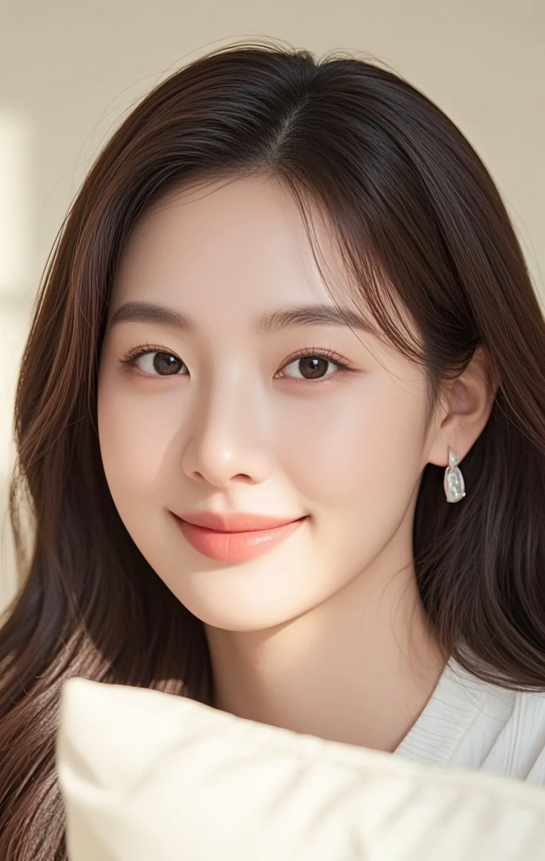 明艳动人，气质美女