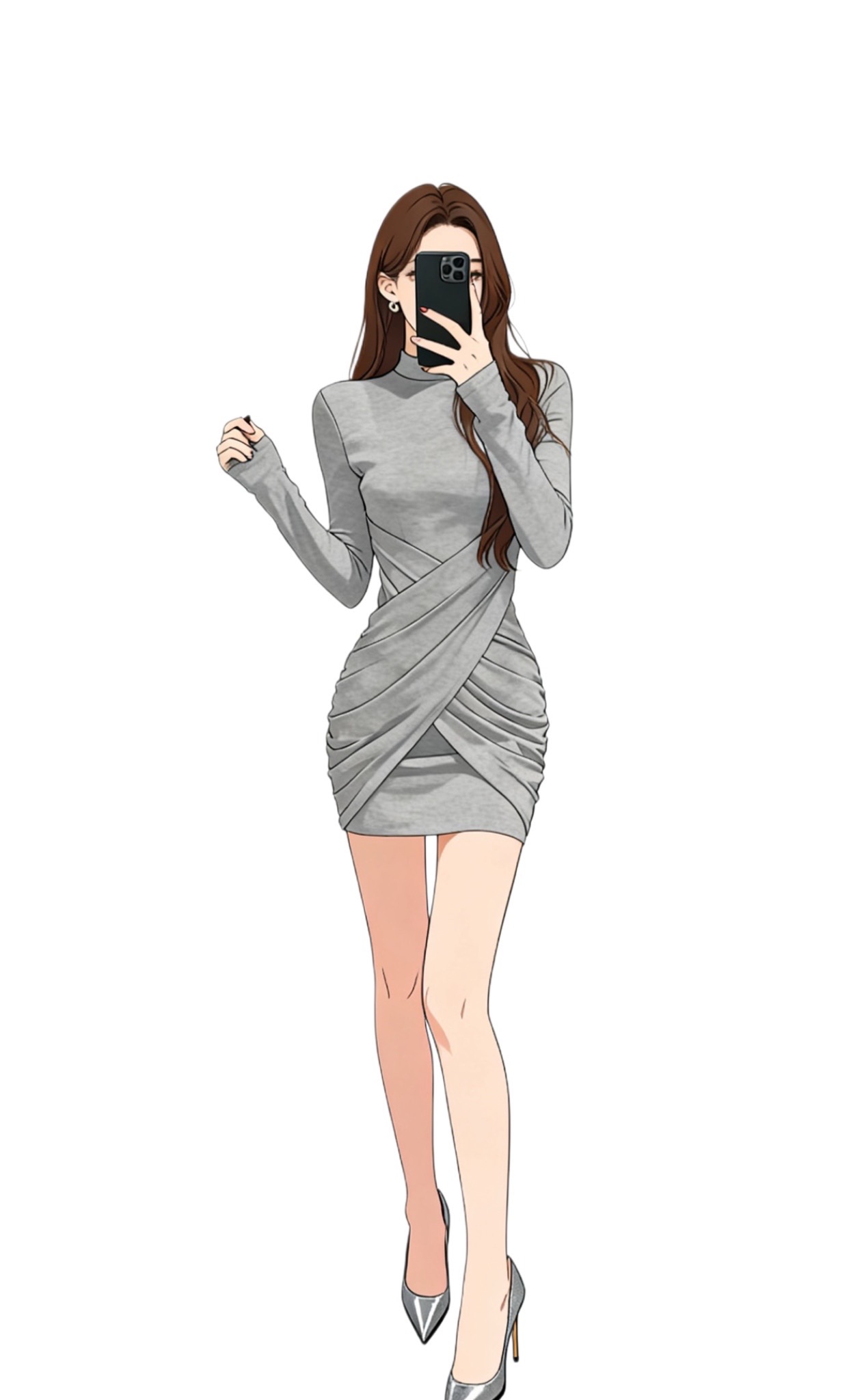 <p>纯欲天花板性感女神包臀裙梨形身材穿搭气质女人 <!--{img...