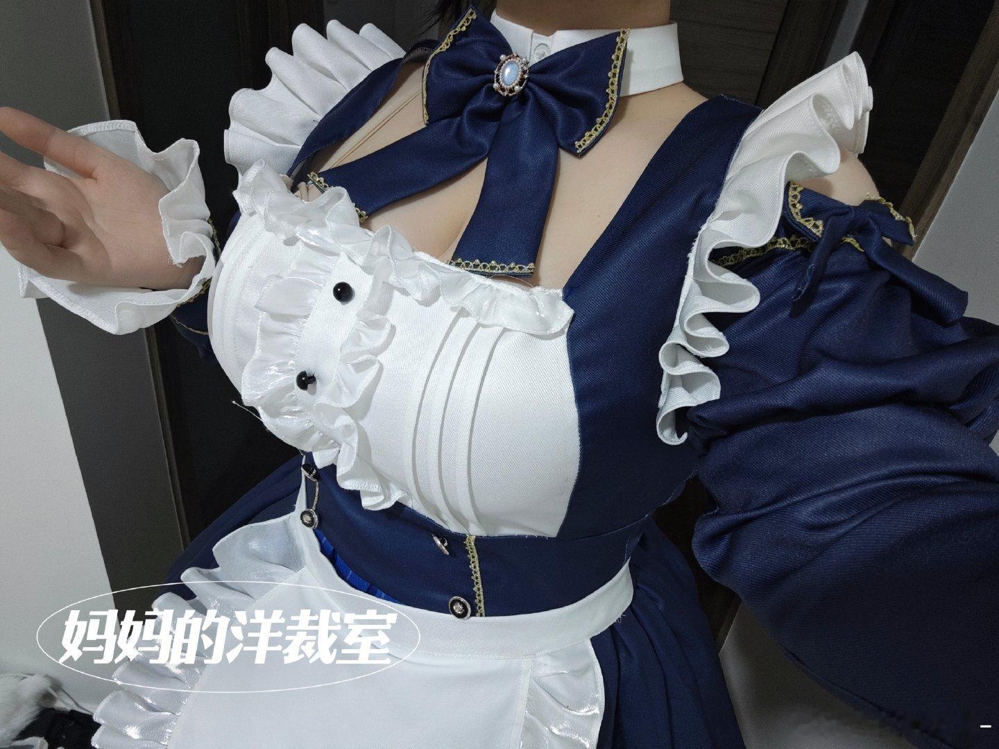 自己制作的衣服~还原度如何~？#DeepSeek鲸鱼娘##DeepSeek拟人##AI娘##DeepSeek大肥鱼##cosplay服装# ​