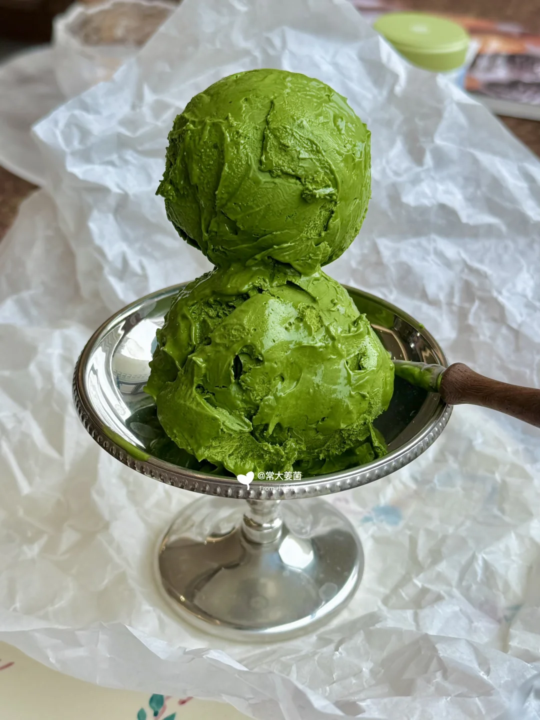 3倍浓抹茶冰淇淋🍵（别晚上吃！瞪眼到天亮……