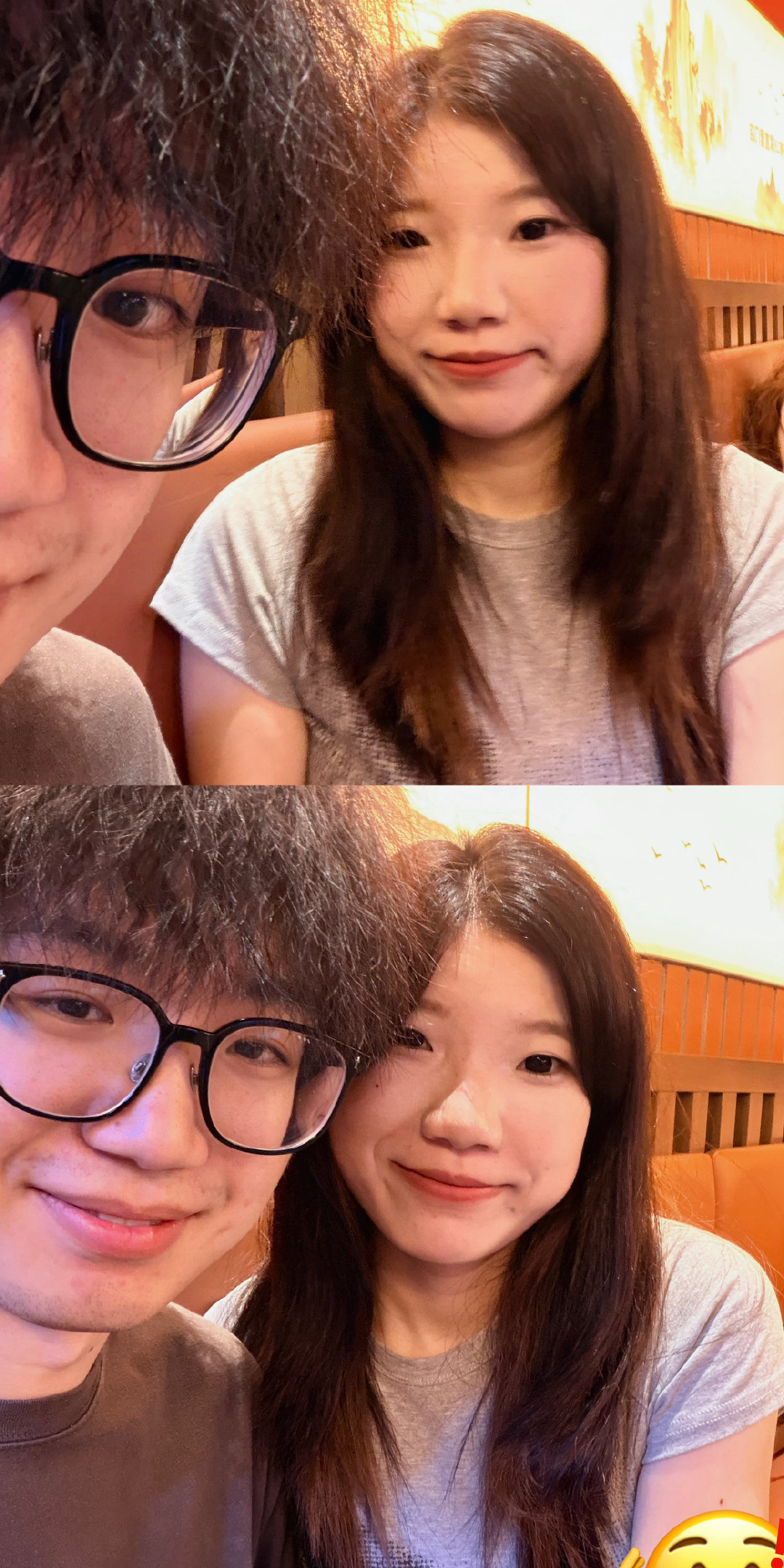 总感觉这两张照片像李湘看王诗龄 ​