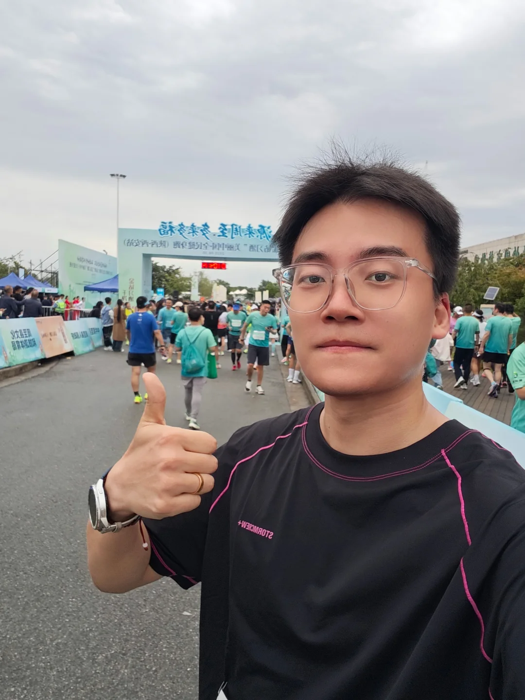 安全完赛，嘿嘿～ PS：2025“金钻习酒”美丽中国·全民健身跑（陕西·西安站）