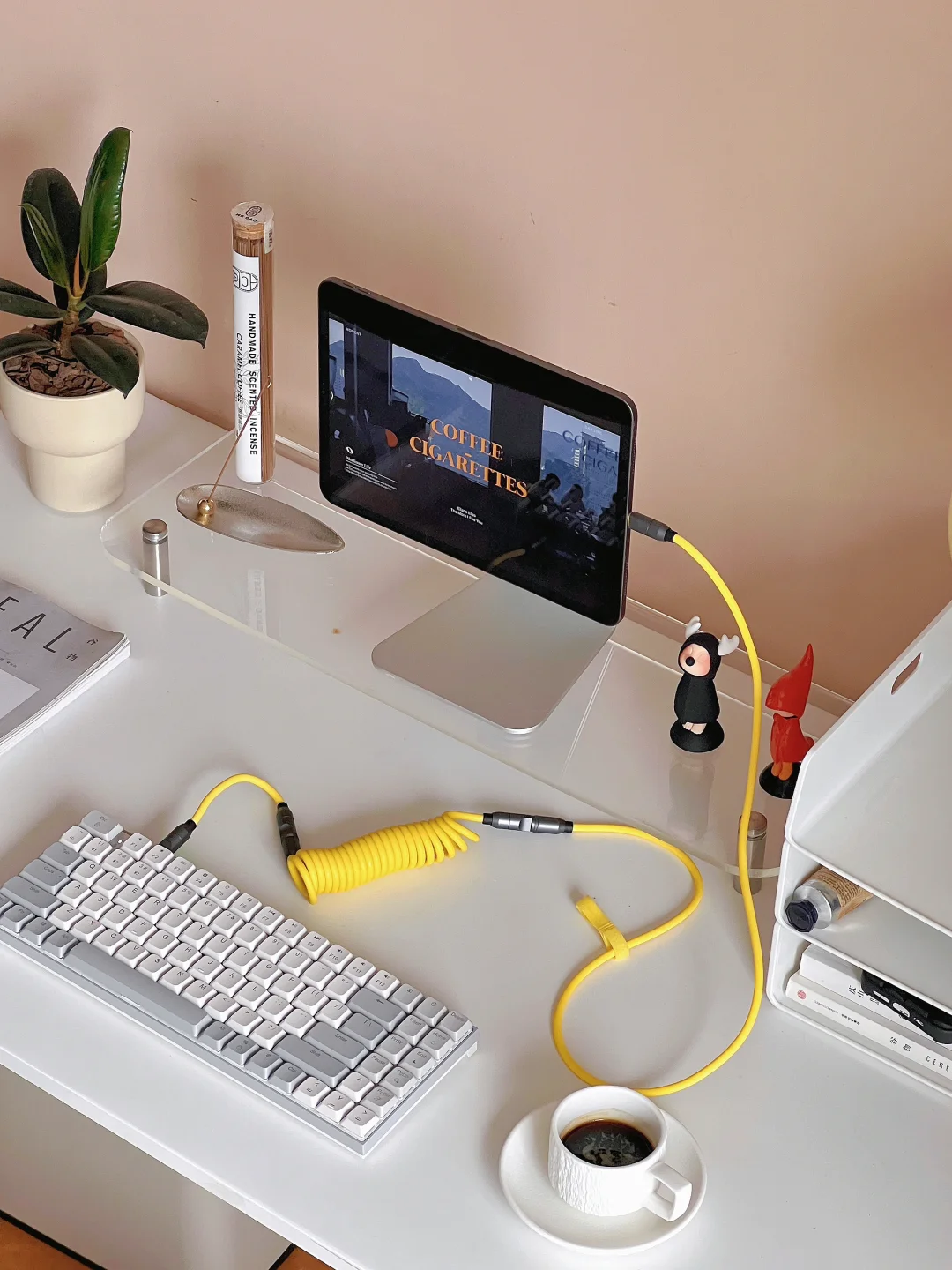 书桌日常｜朋友都说喜欢我的ins风书桌