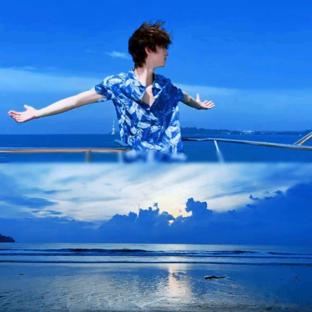 #奥利OLLIE[超话]# 海的辽阔和肆意张扬的你~ ​