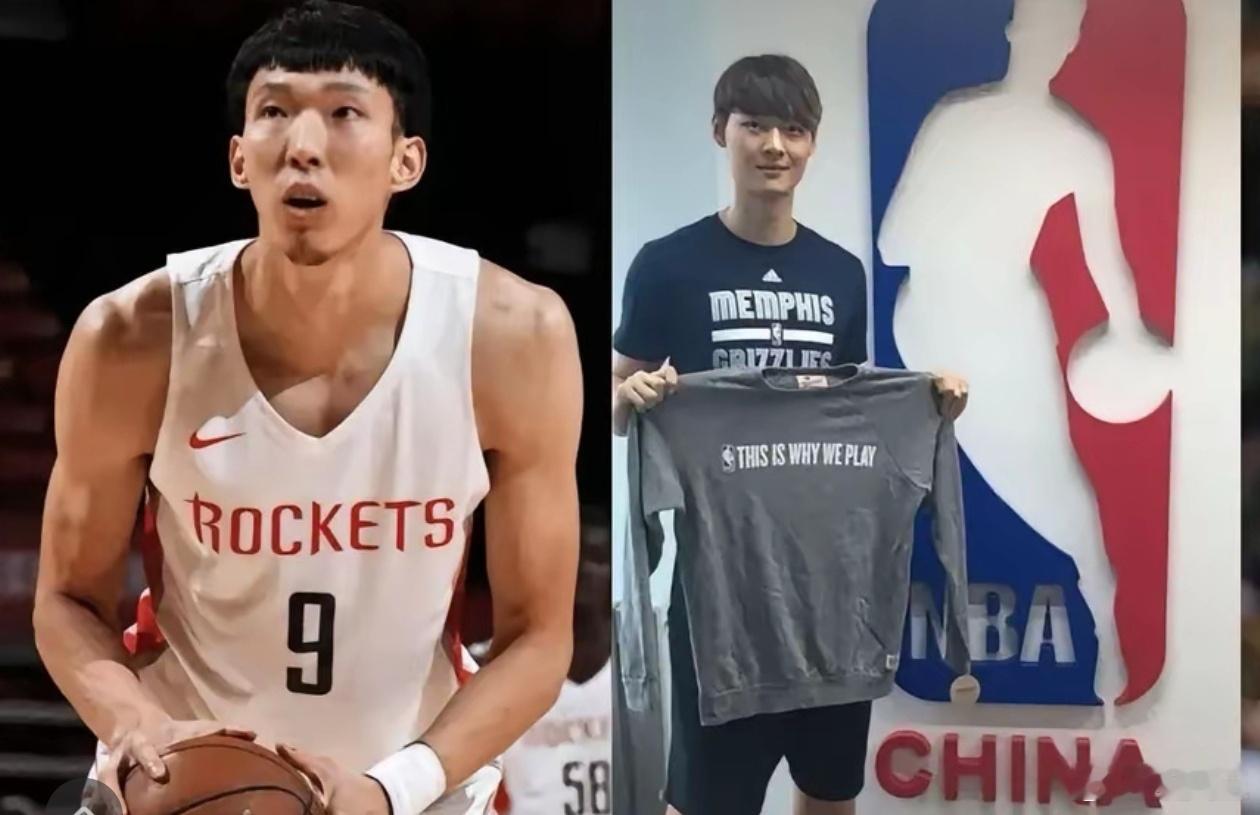 10年前的NBA选秀大会，周琦和王哲林分别在第43顺位和第57顺位被火...